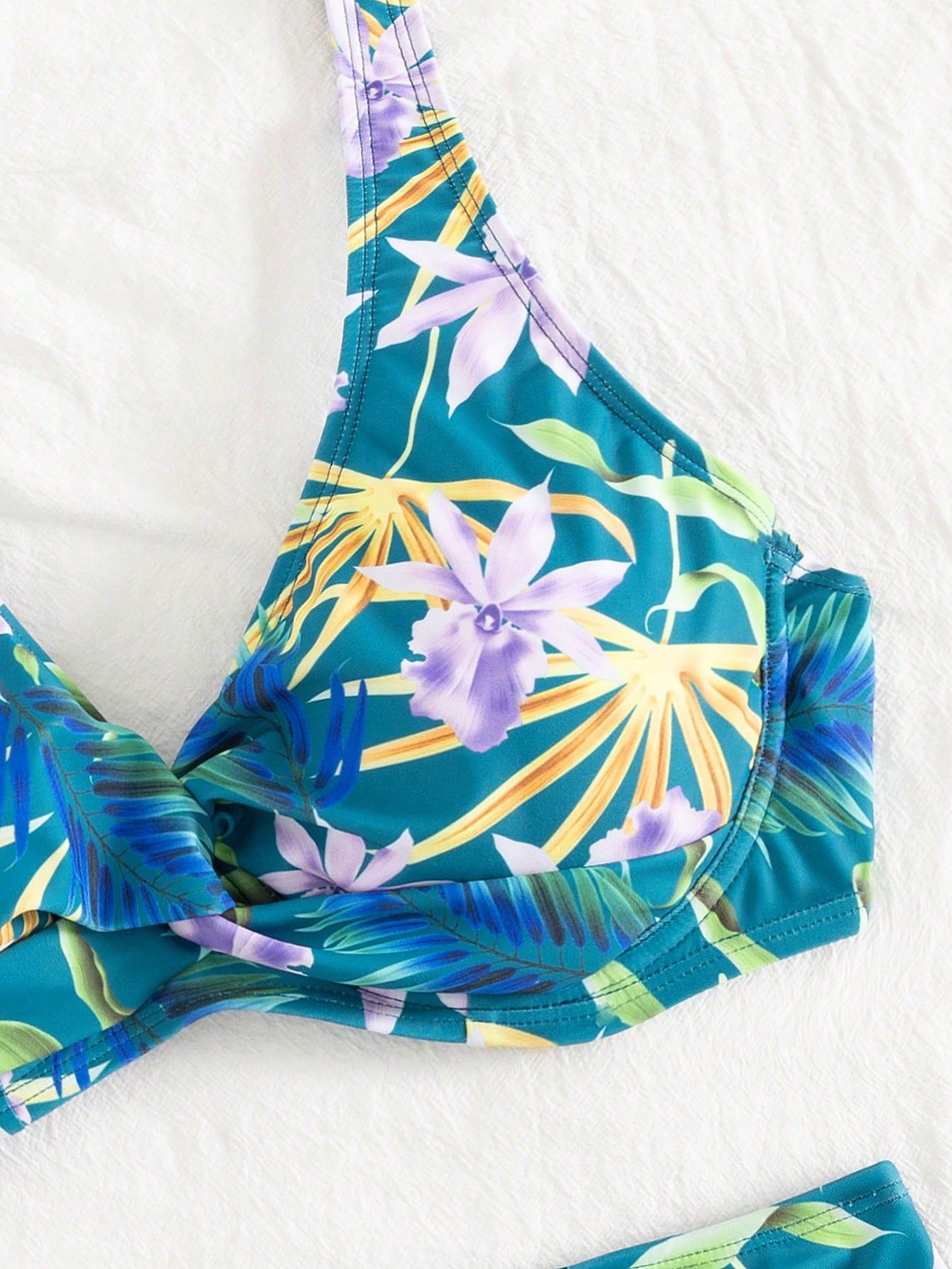 SHEIN DWUCZĘŚCIOWY STRÓJ KĄPIELOWY S06__M