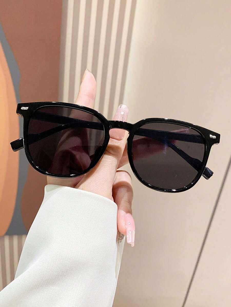 SHEIN CZARNE OKULARY PRZECIWSŁONECZNE S07