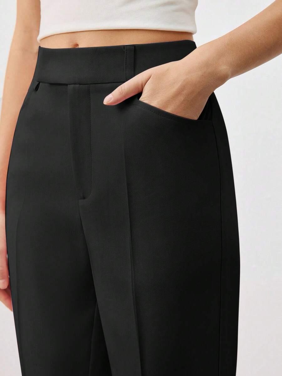 BIZCHIC CZARNE SPODNIE KIESZENIE S06__XS