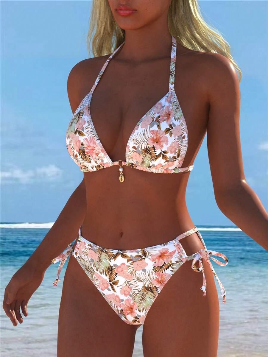 SHEIN DWUCZĘŚCIOWY STRÓJ KĄPIELOWY S09__M