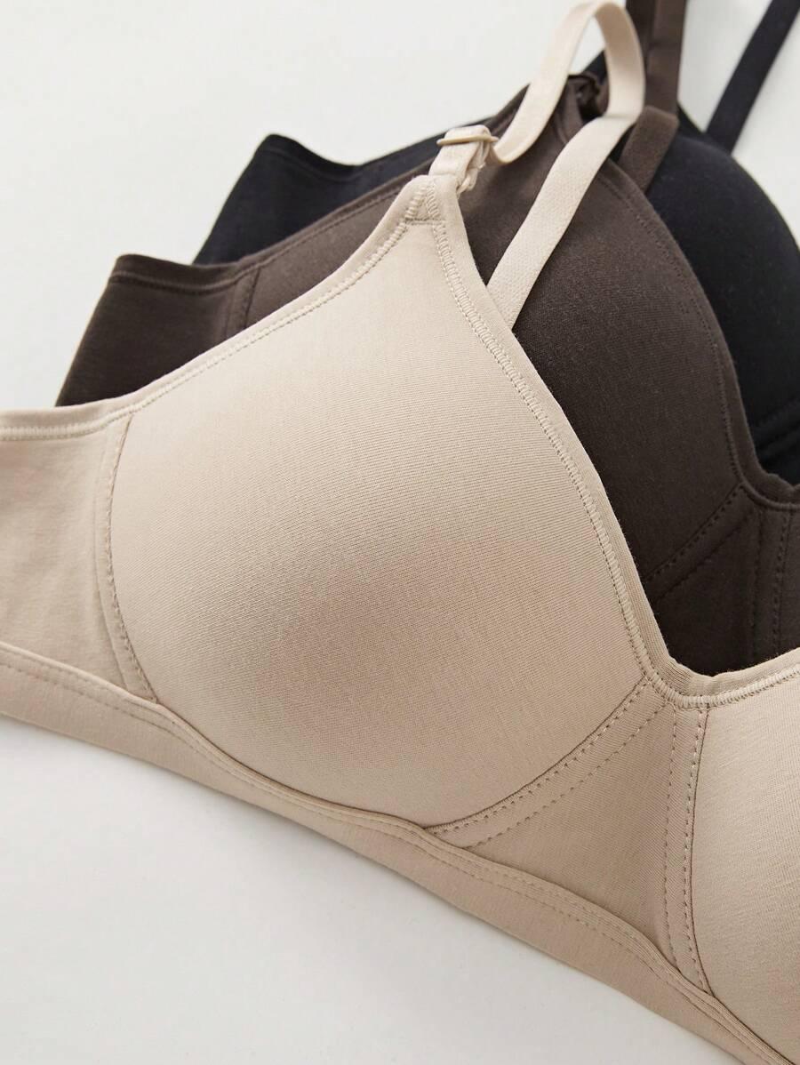 SHEIN GŁADKI BIUSTONOSZ 2-PACK S06__L