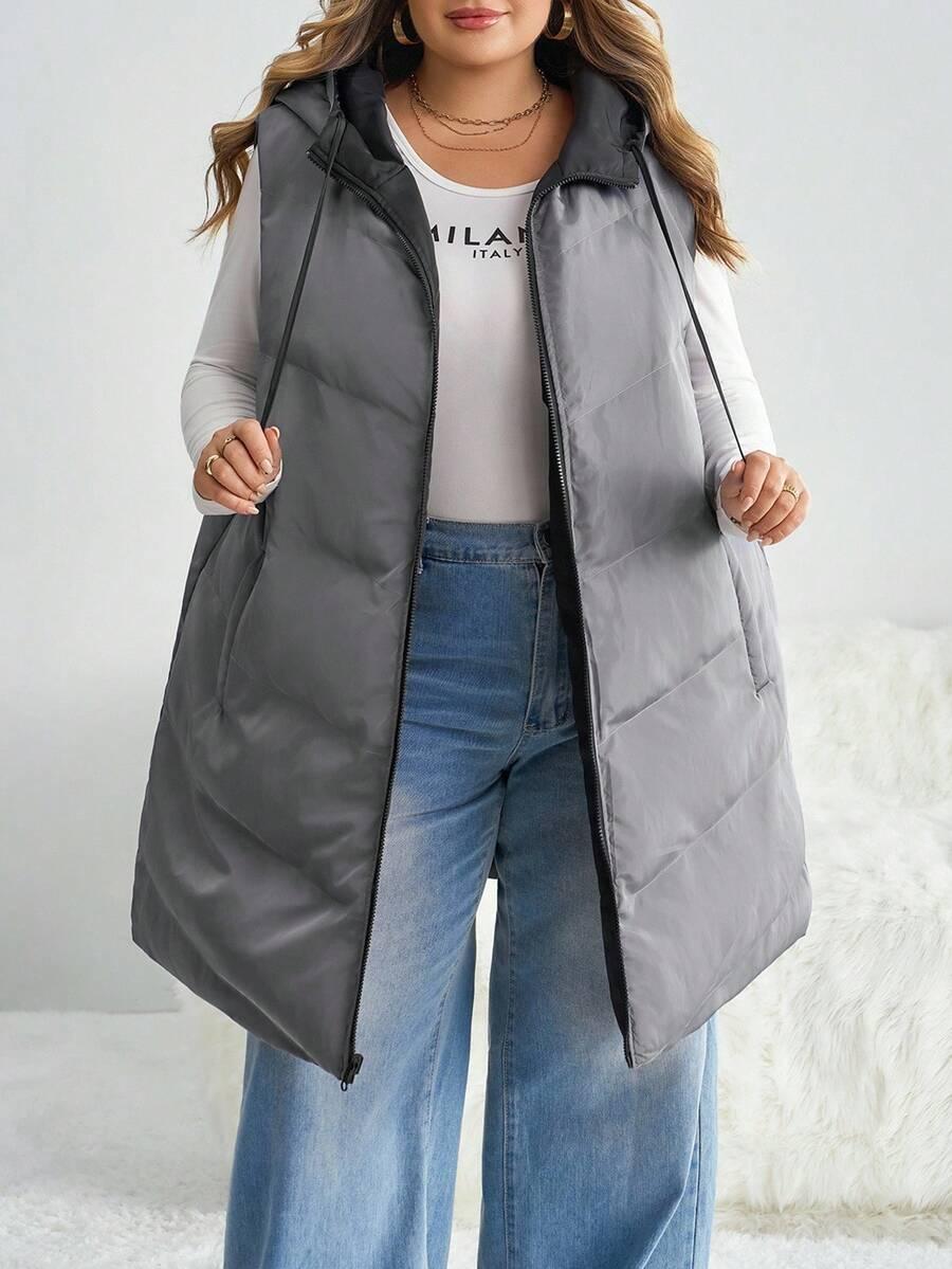 SHEIN DWUSTRONNA PIKOWANA KAMIZELKA ZAMEK W01__56
