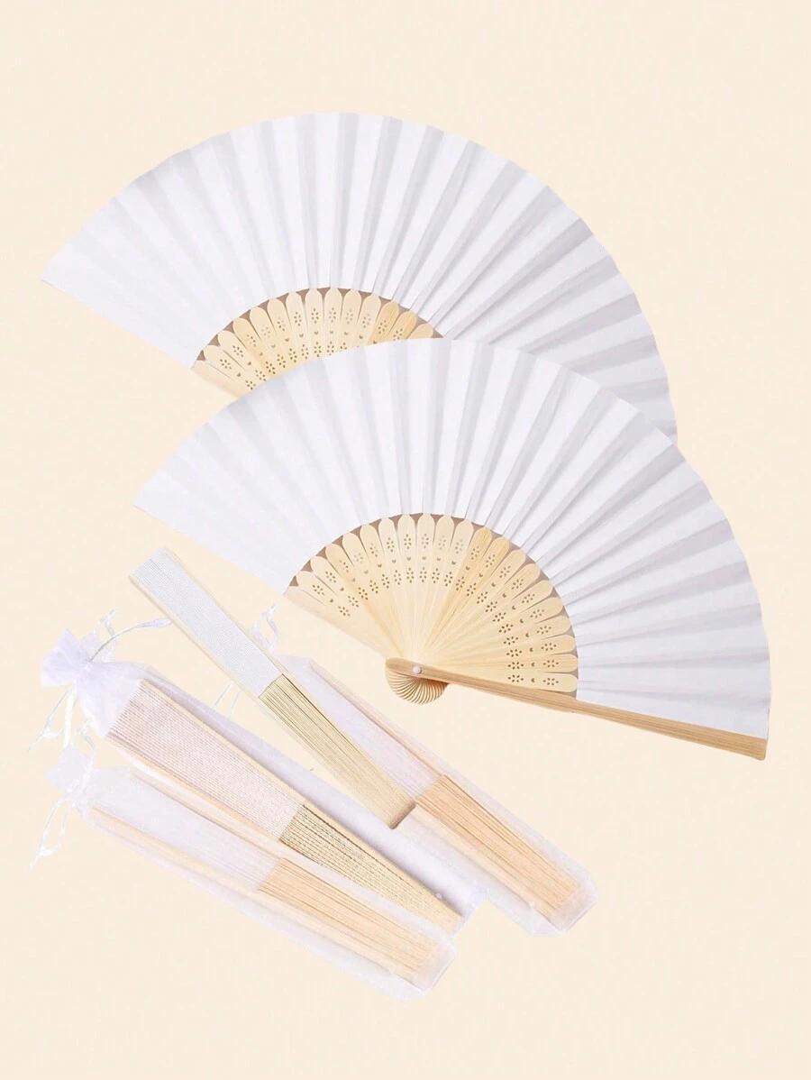 SHEIN BIAŁY WACHLARZ 5-PACK S07