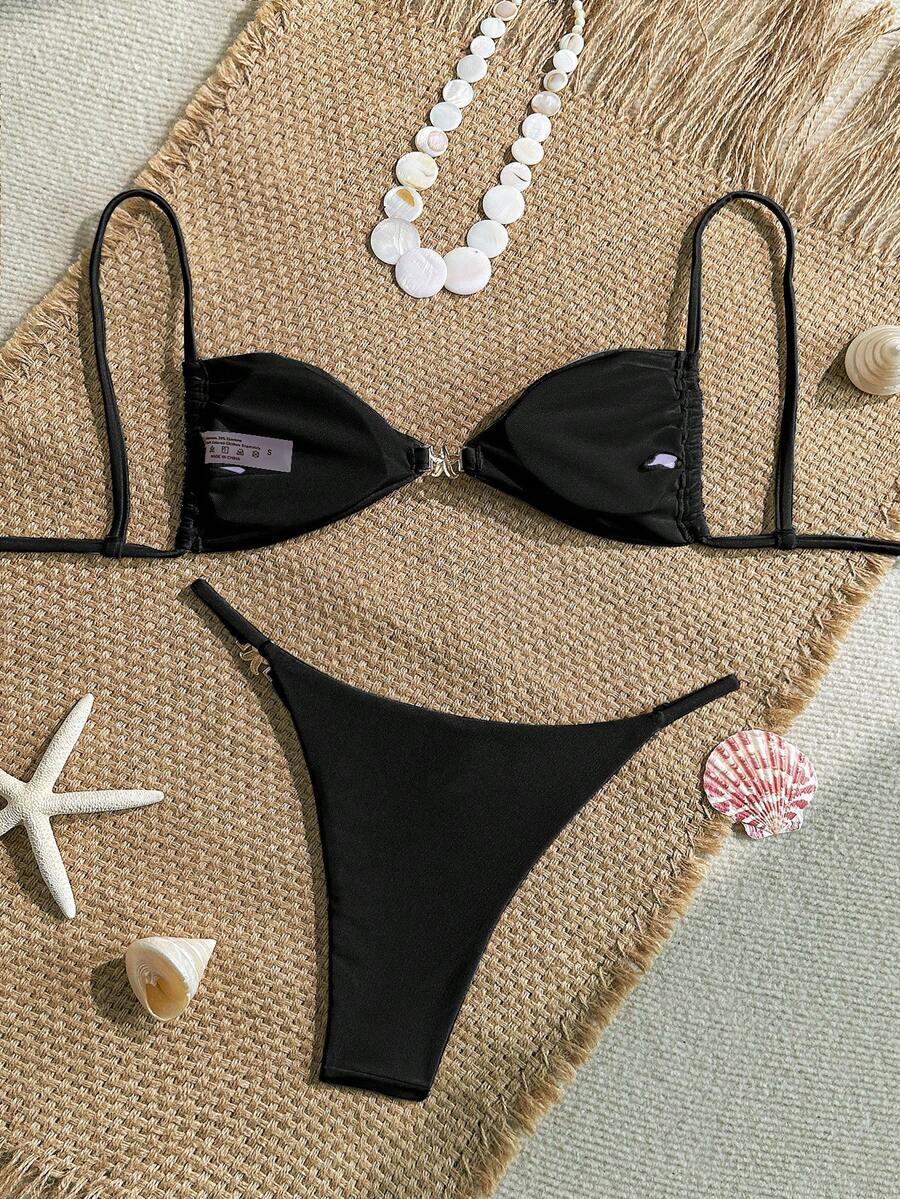 SHEIN DWUCZĘŚCIOWY STRÓJ KĄPIELOWY S09__XS