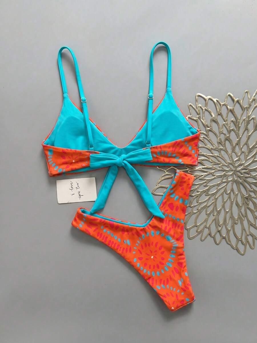 SHEIN DWUCZĘŚCIOWY STRÓJ KĄPIELOWY S09__XL