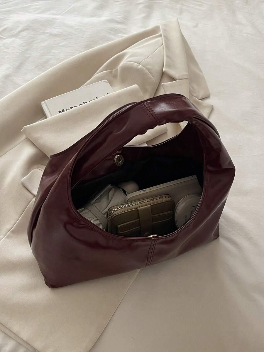 SHEIN BORDOWA TOREBKA IMITACJA SKÓRY S07__13X30
