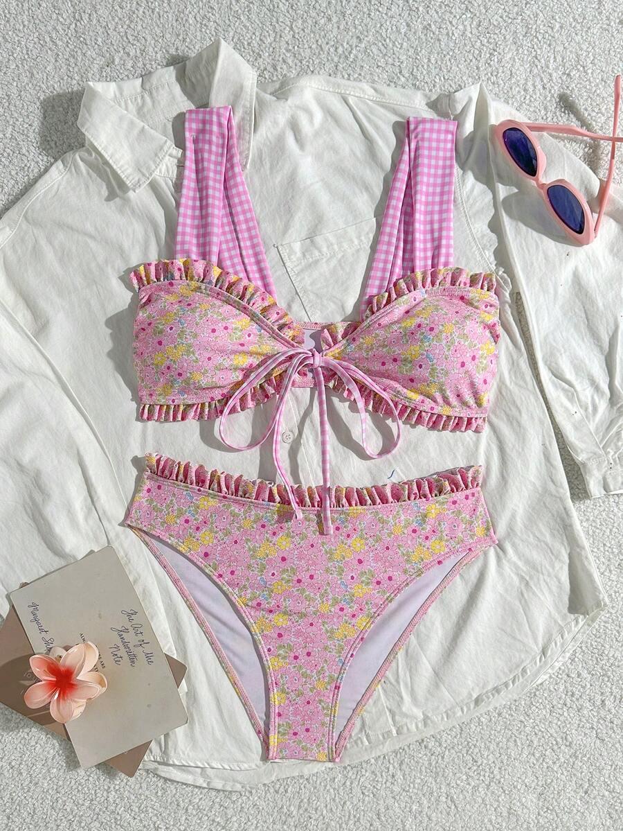 SWIM MOD RÓŻOWY STRÓJ KĄPIELOWY S09__L