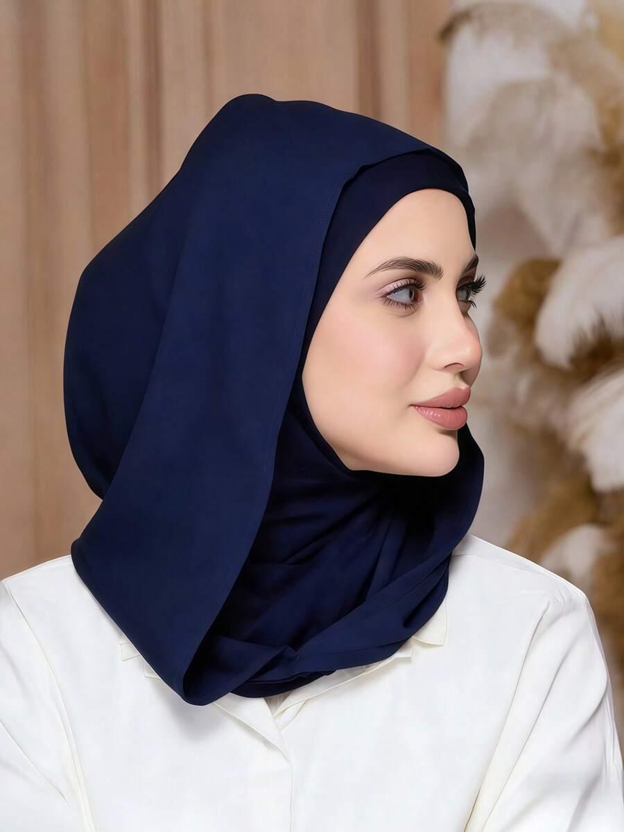 SHEIN GRANATOWA CHUSTA HIDŻAB S07