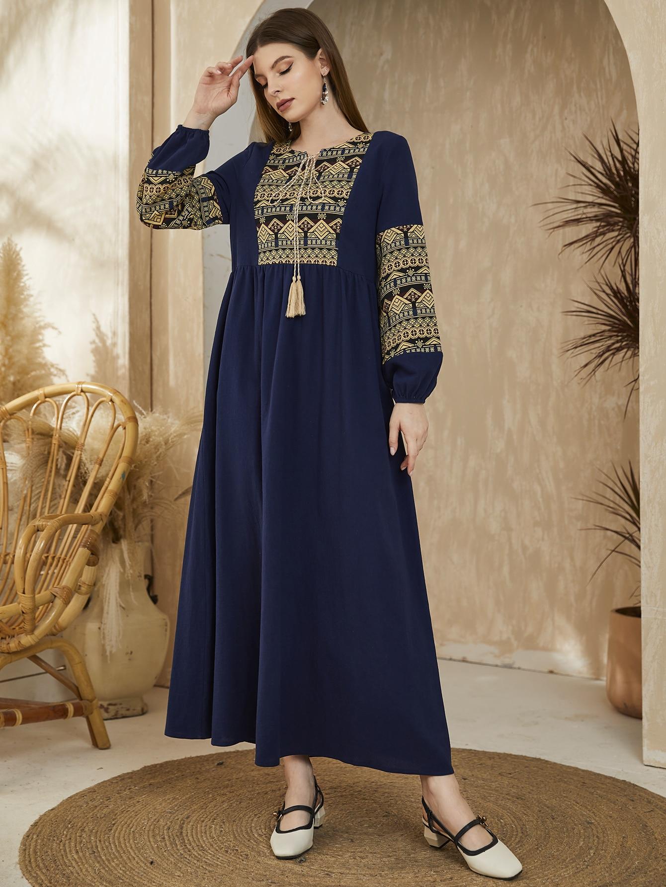 SHEIN SUKIENKA DŁUGI RĘKAW S09__XXL