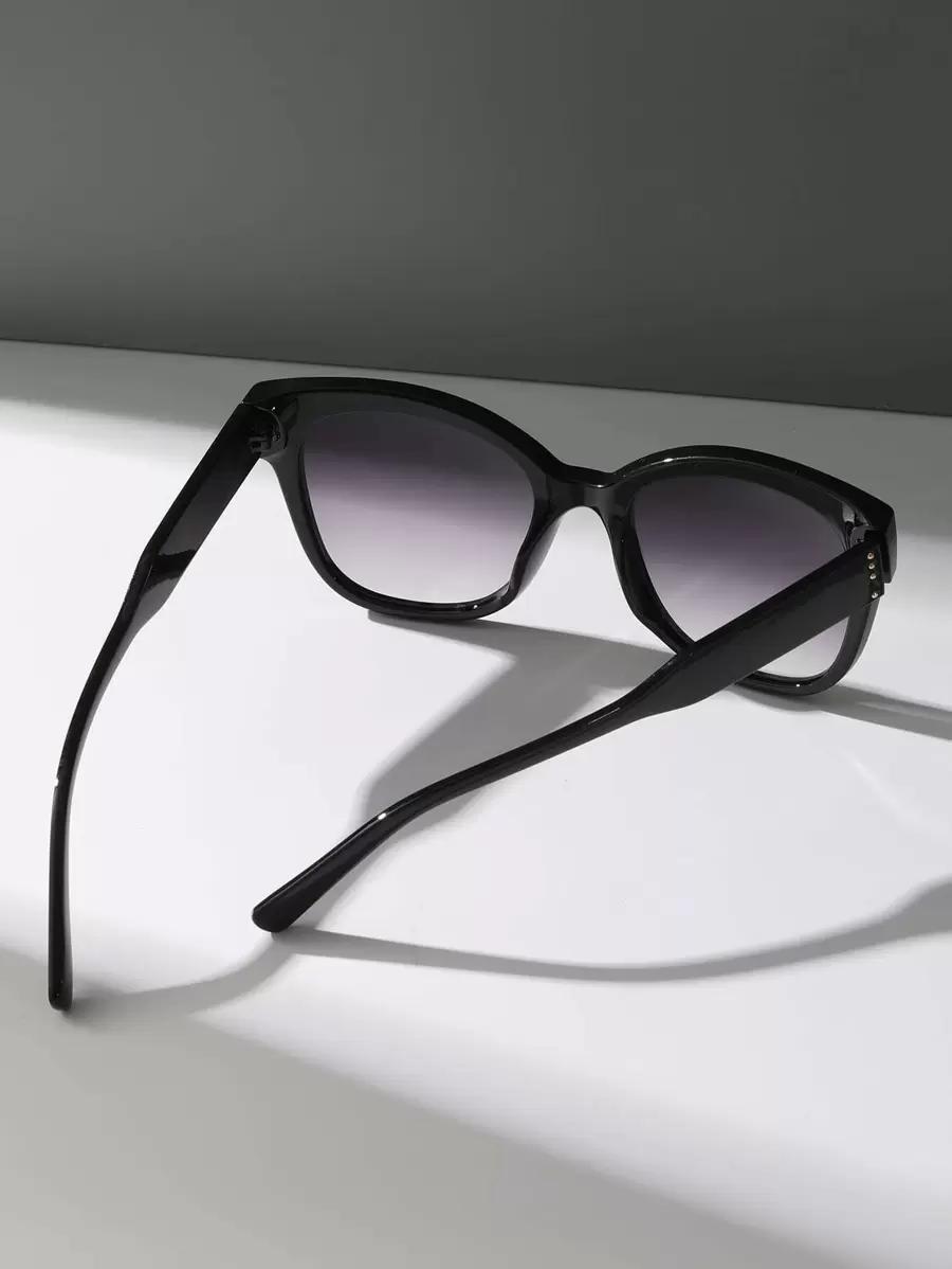 SHEIN CZARNE OKULARY PRZECIWSŁONECZNE S07