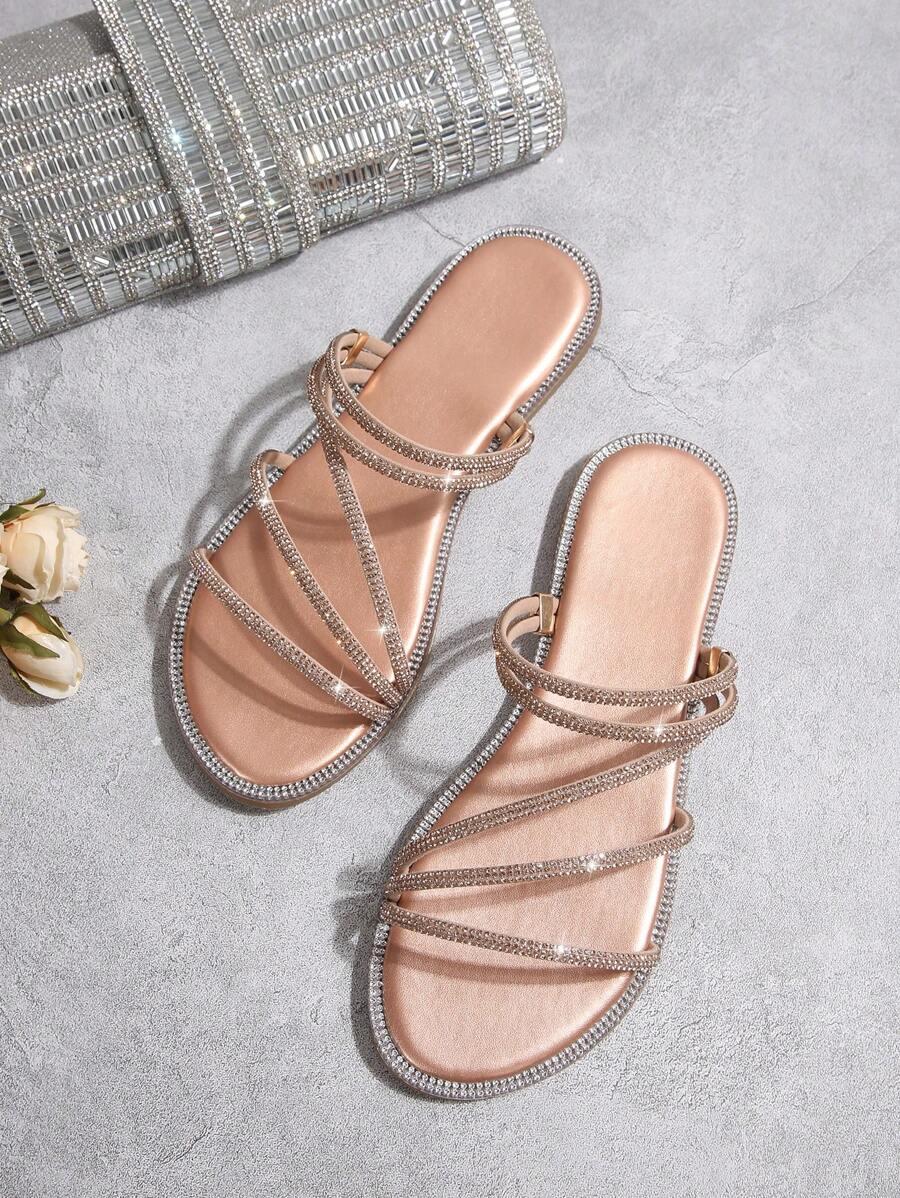 SHEIN KLAPKI PŁASKI OBCAS ZDOBIENIE S06__38