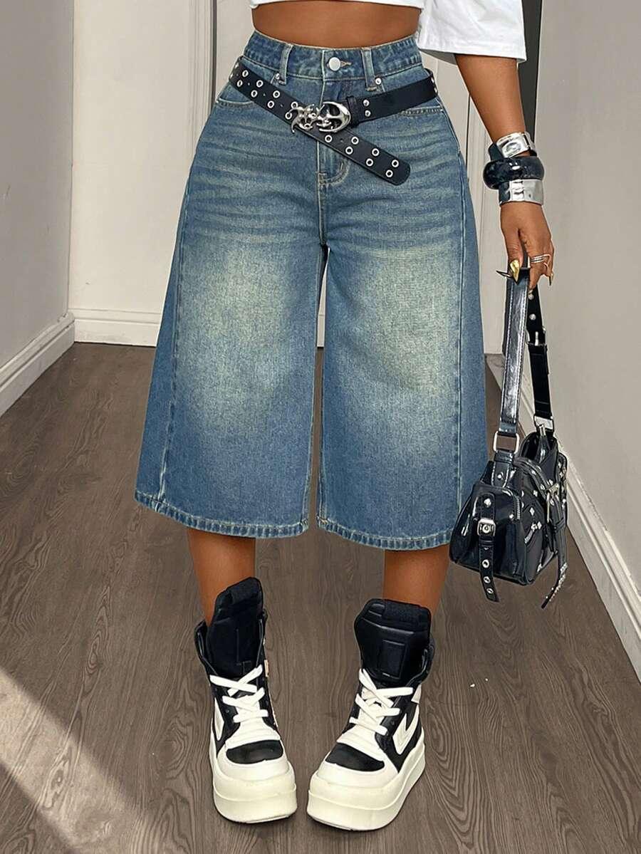 DAZY NIEBIESKI SPODENKI JEANS S06__S