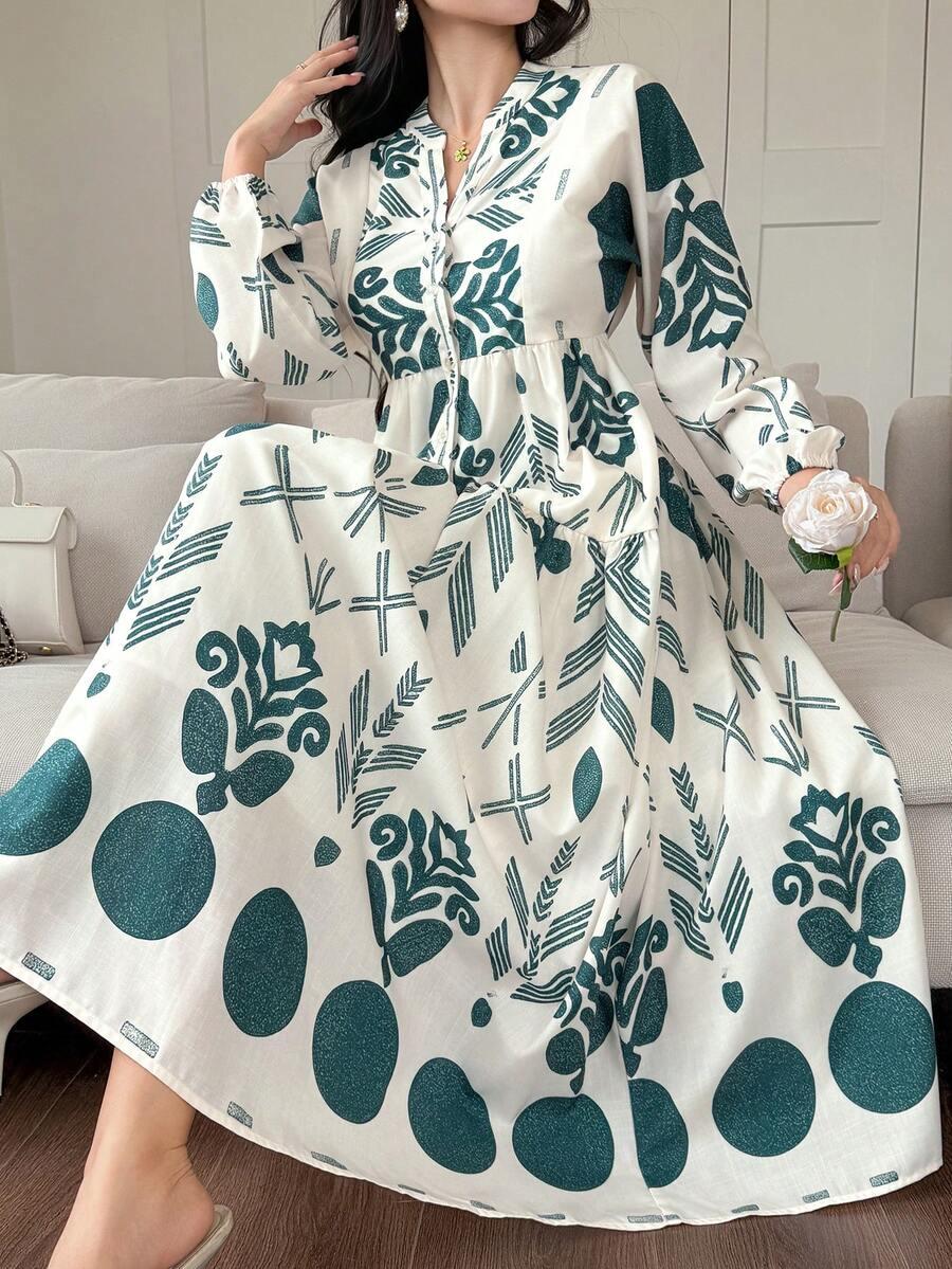 DAZY MAXI SUKIENKA WZÓR S06__L