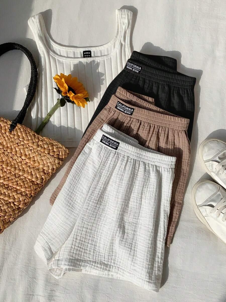 SHEIN KRÓTKIE SPODENKI 2-PACK S06__M