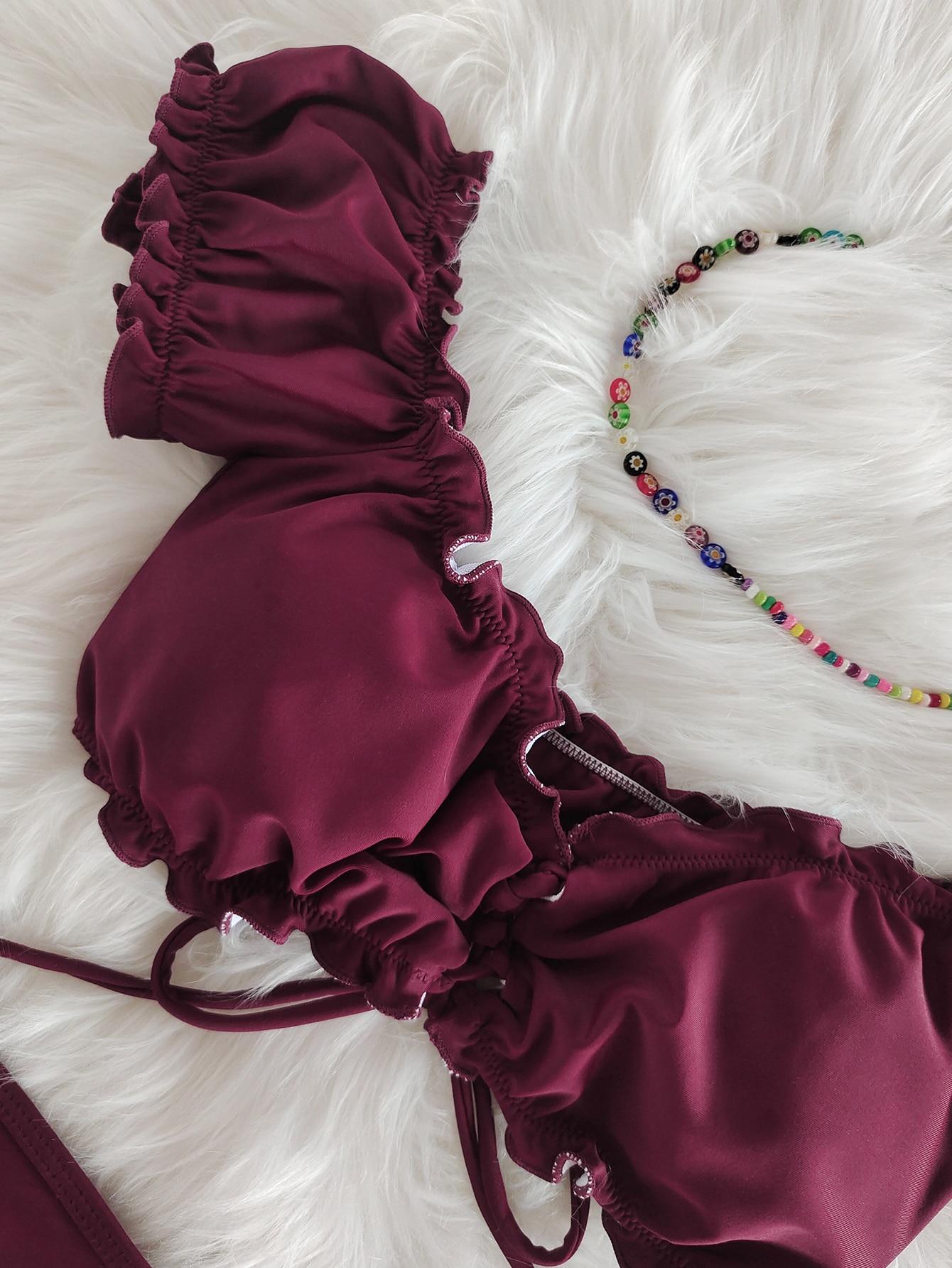 SHEIN DWUCZĘŚCIOWY STRÓJ KĄPIELOWY S09__S