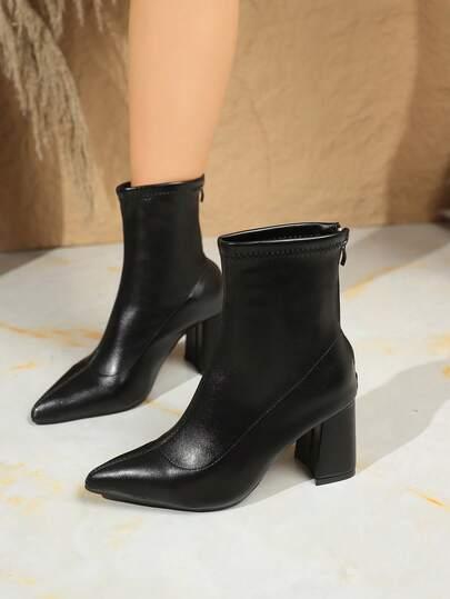 SHEIN CZARNE BOTKI OBCAS W01__36,5