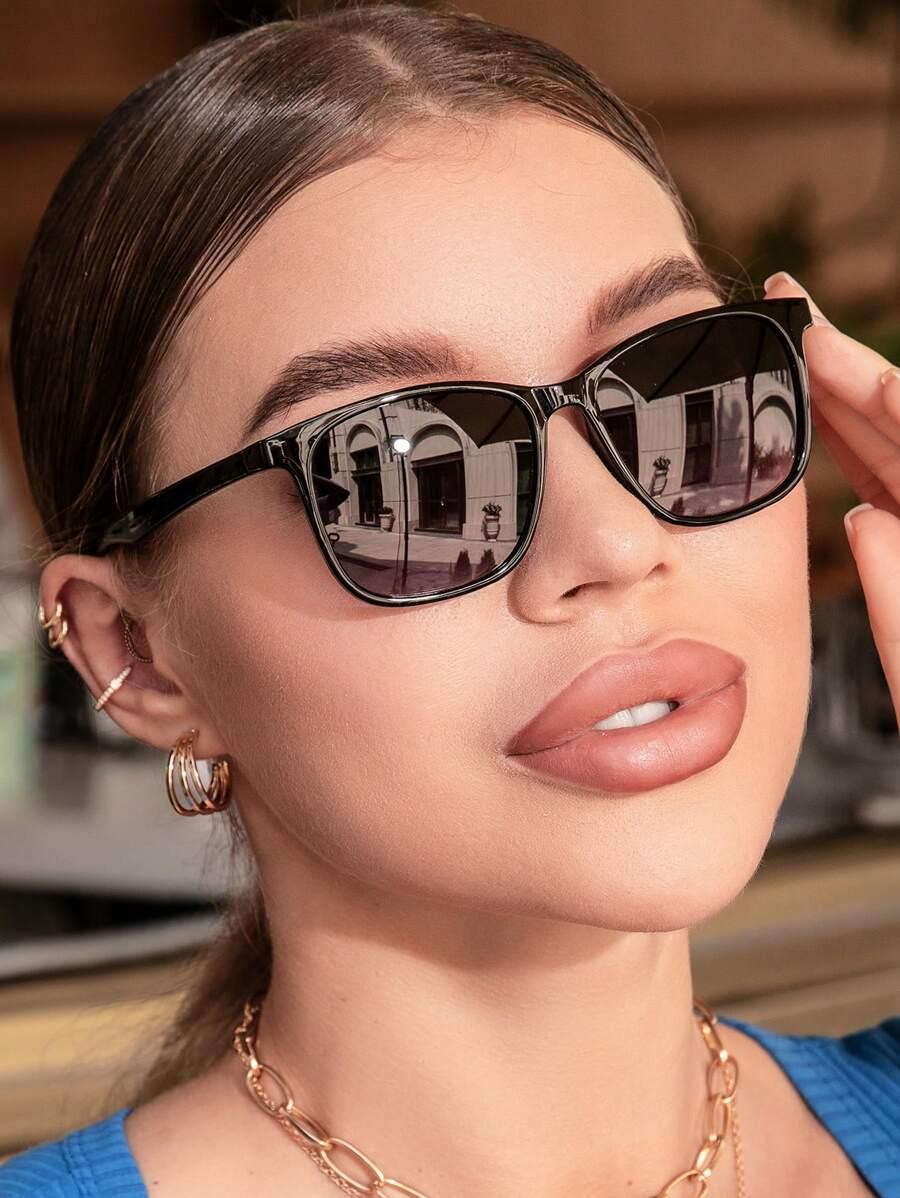 SHEIN OKULARY PRZECIWSŁONECZNE ANIMAL PRINT S07