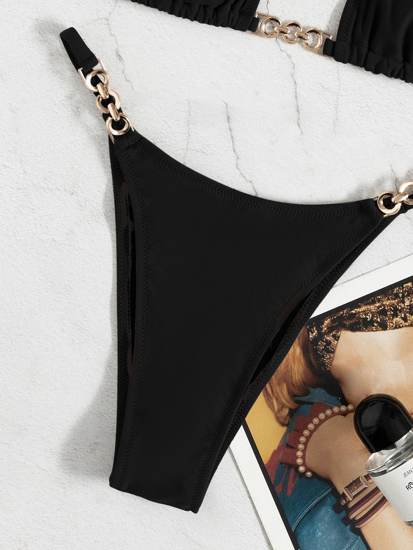 SHEIN DWUCZĘŚCIOWY STRÓJ KĄPIELOWY S06__XS