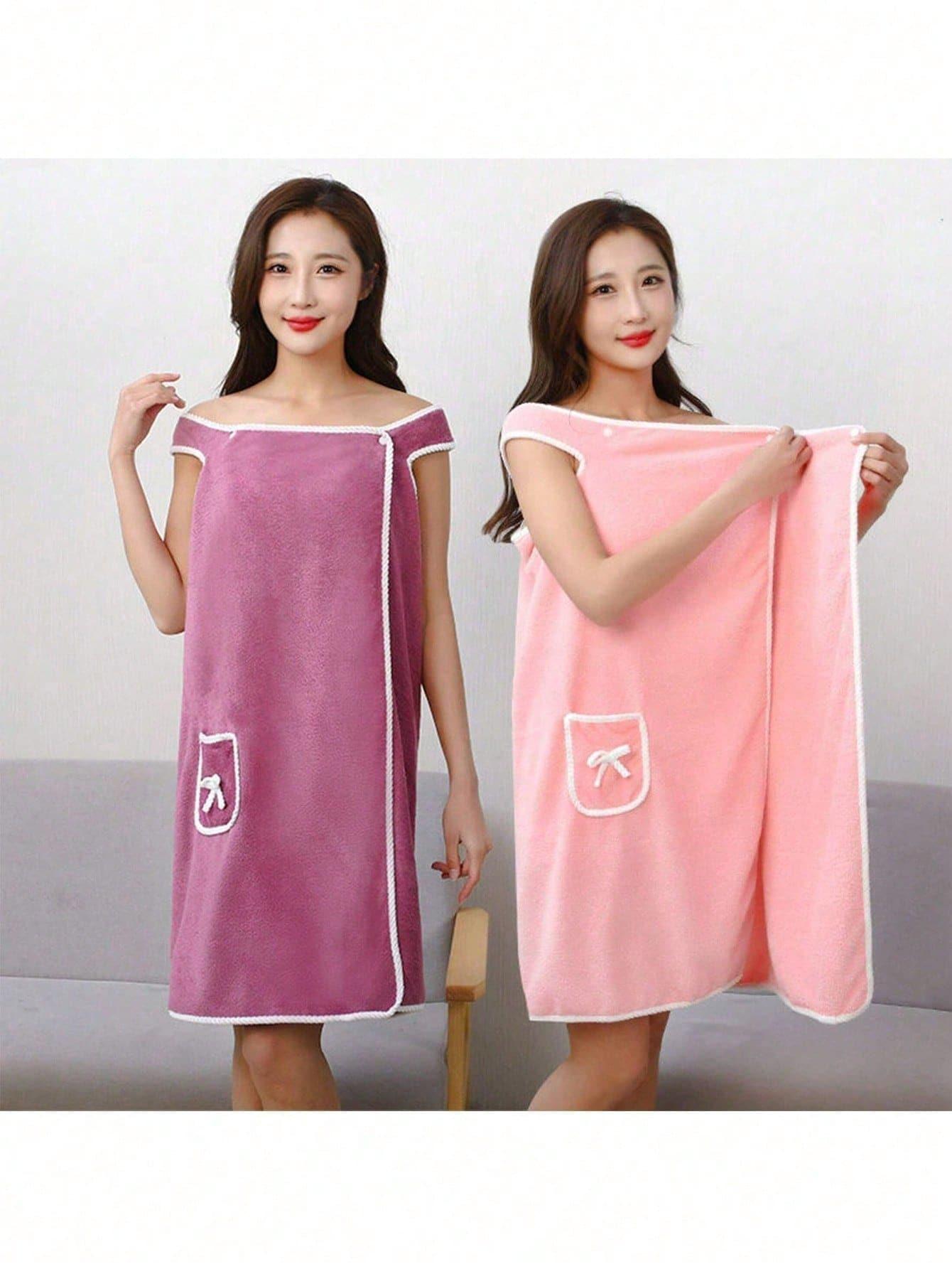 SHEIN NIEBIESKI RĘCZNIK SZLAFROK S07__80X135