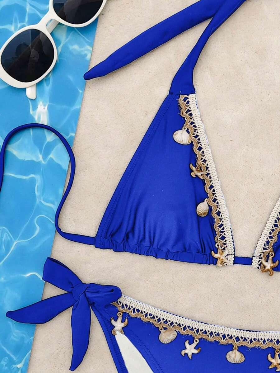 SHEIN DWUCZĘŚCIOWY STRÓJ KĄPIELOWY S09__M