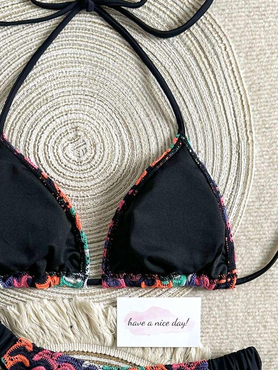 SHEIN DWUCZĘŚCIOWY STRÓJ KĄPIELOWY S09__S