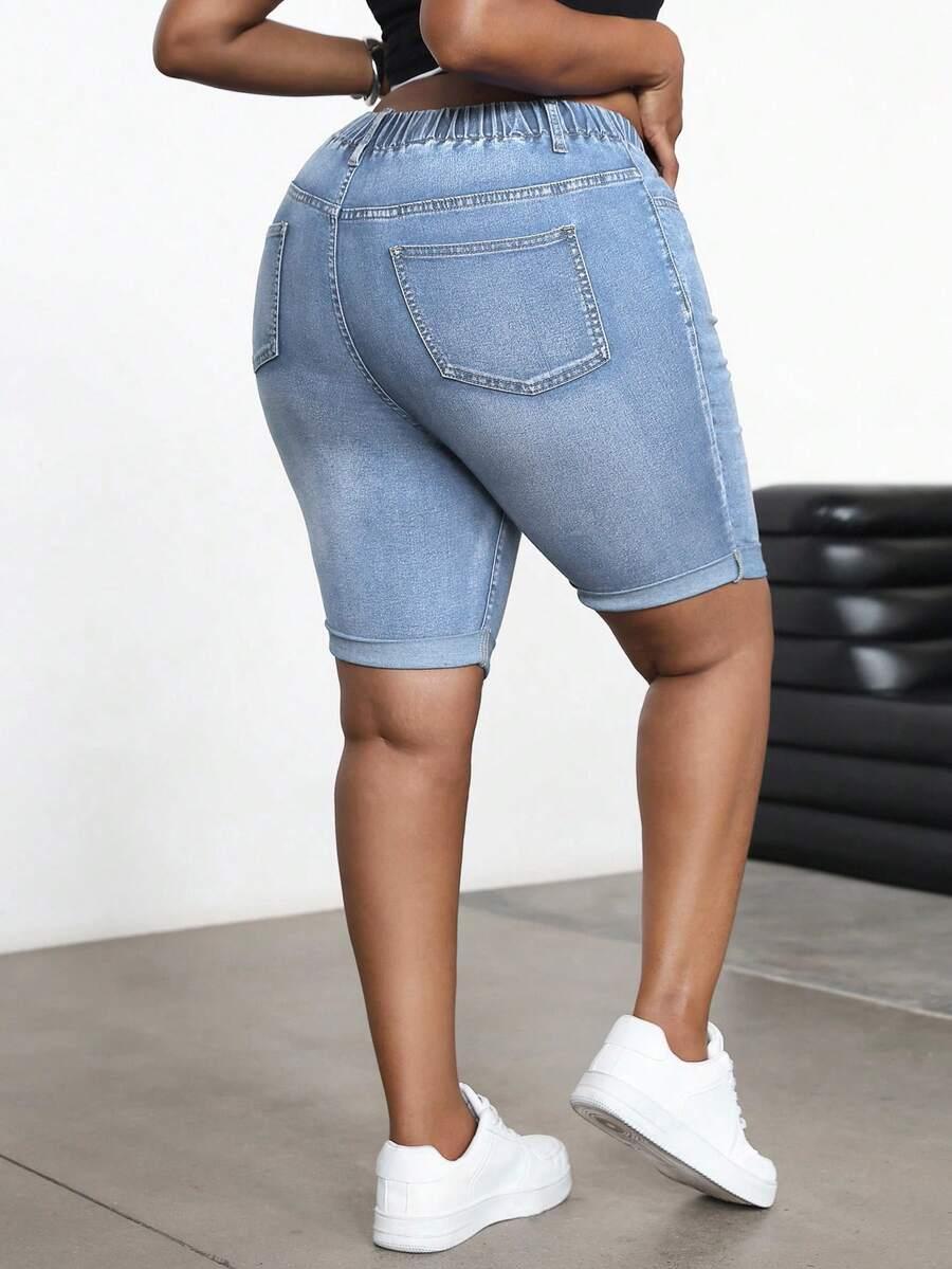 SHEIN SPODENKI JEANS CASUAL S09__50