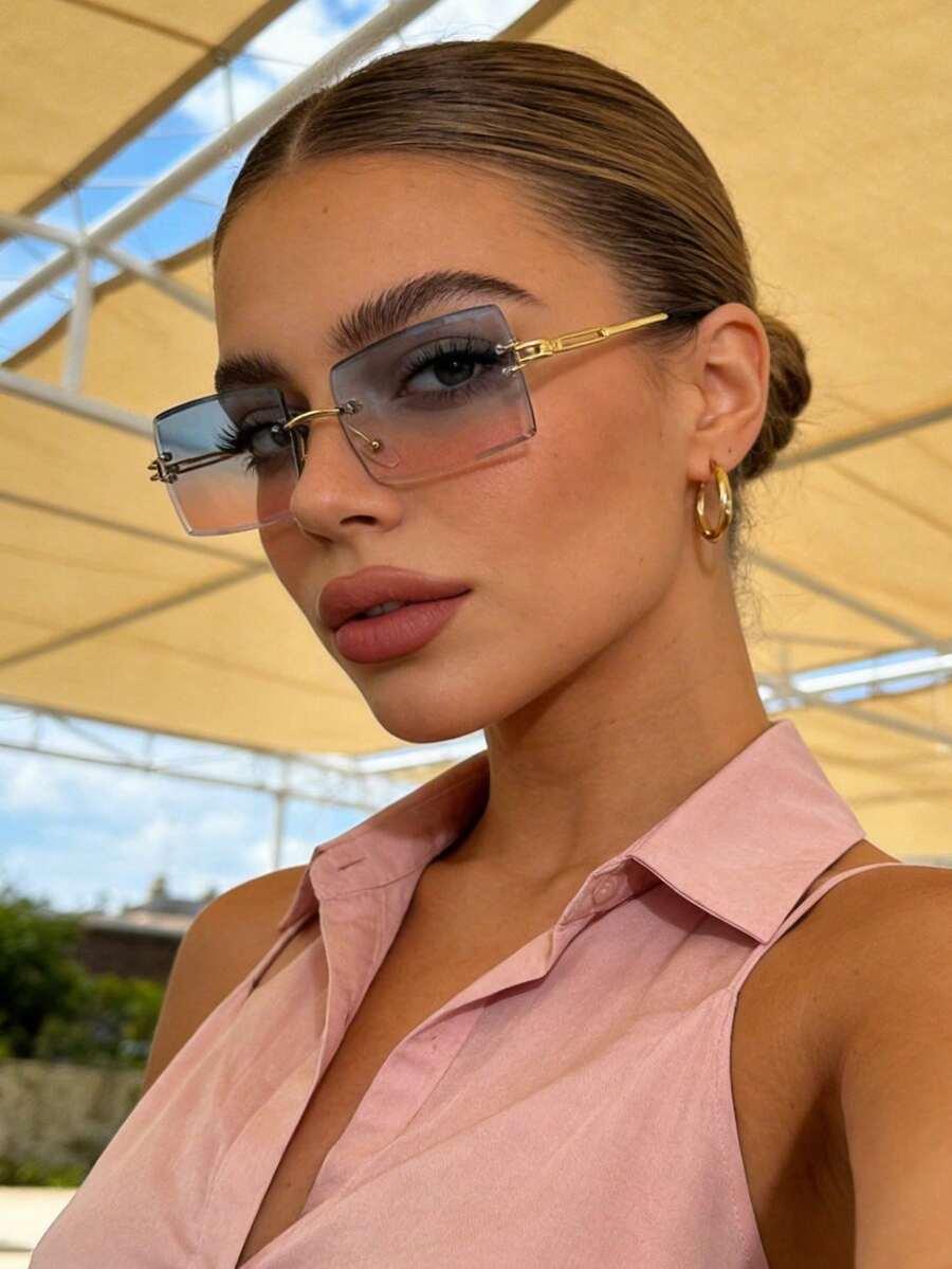 SHEIN OKULARY PRZECIWSŁONECZNE BEZ OPRAWEK S07