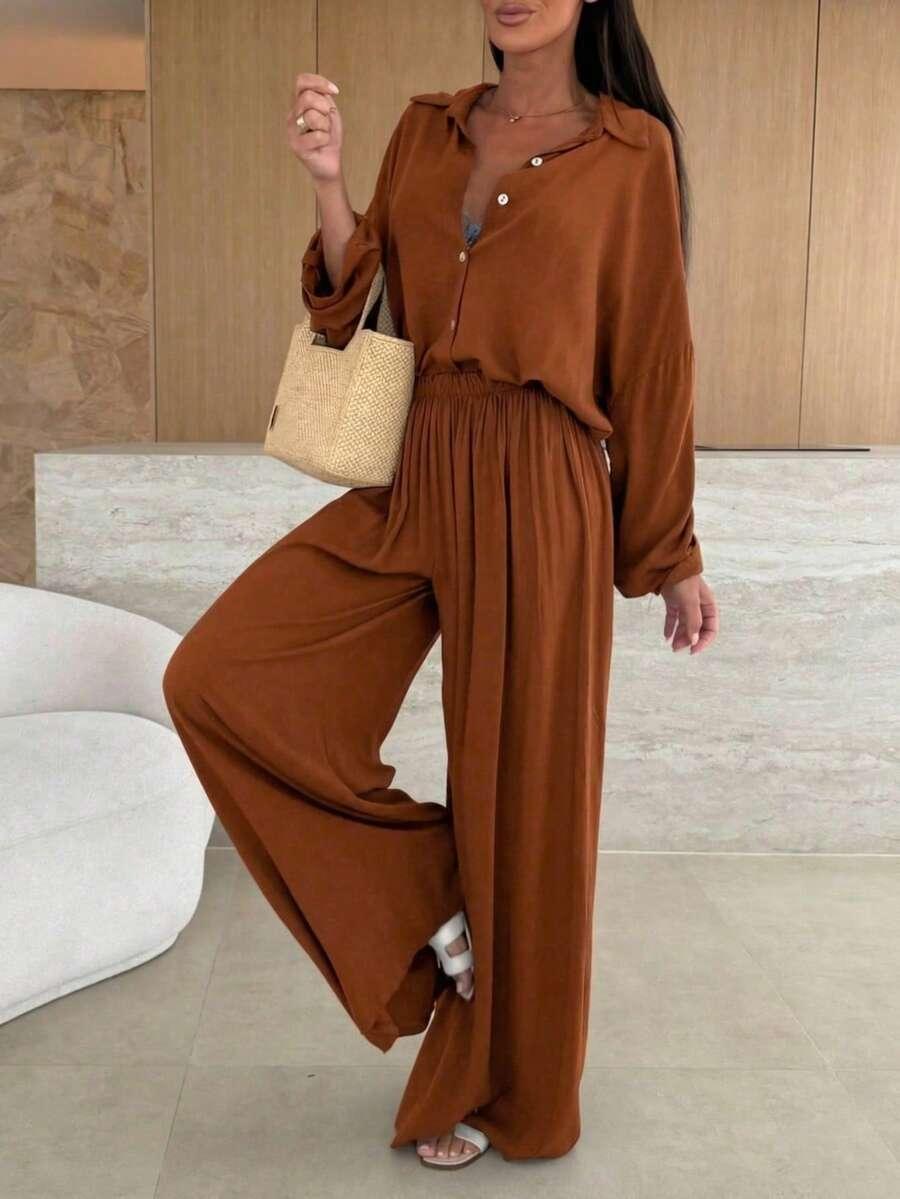 SHEIN KOSZULA SPODNIE KOMPLET S06__L