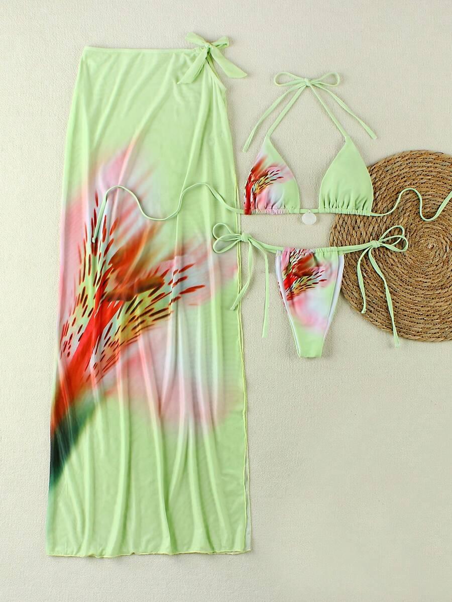 SHEIN KOMPLET STRÓJ KĄPIELOWY S09__M