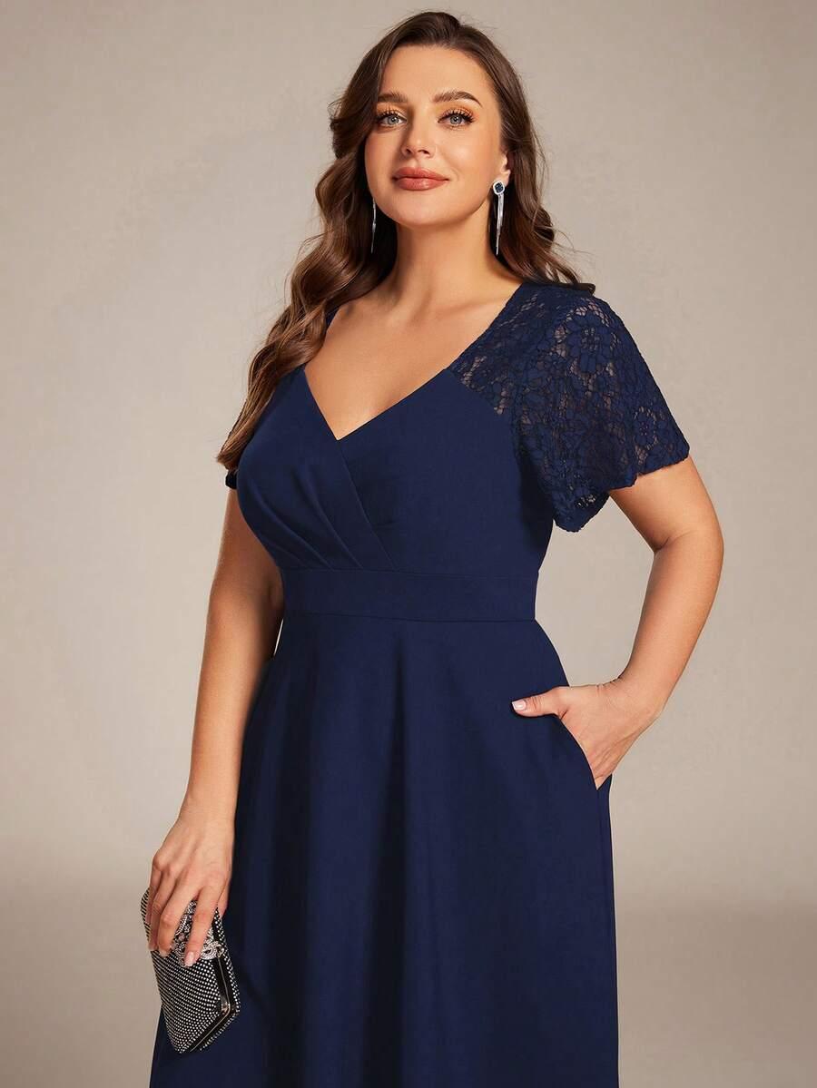 EVERPRETTY GRANATOWA MIDI SUKIENKA S06__54