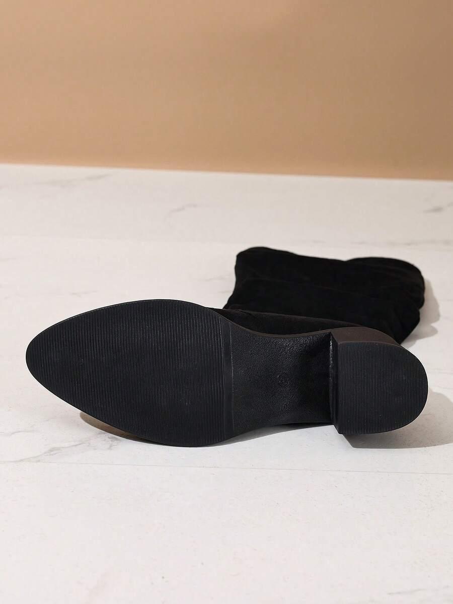 SHEIN CZARNE KOZAKI OBCAS W01__40,5