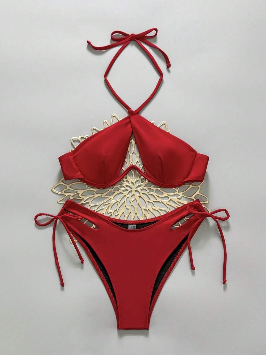 SWIM SXY CZERWONY DWUCZĘŚCIOWY STRÓJ KĄPIELOWY S09__M