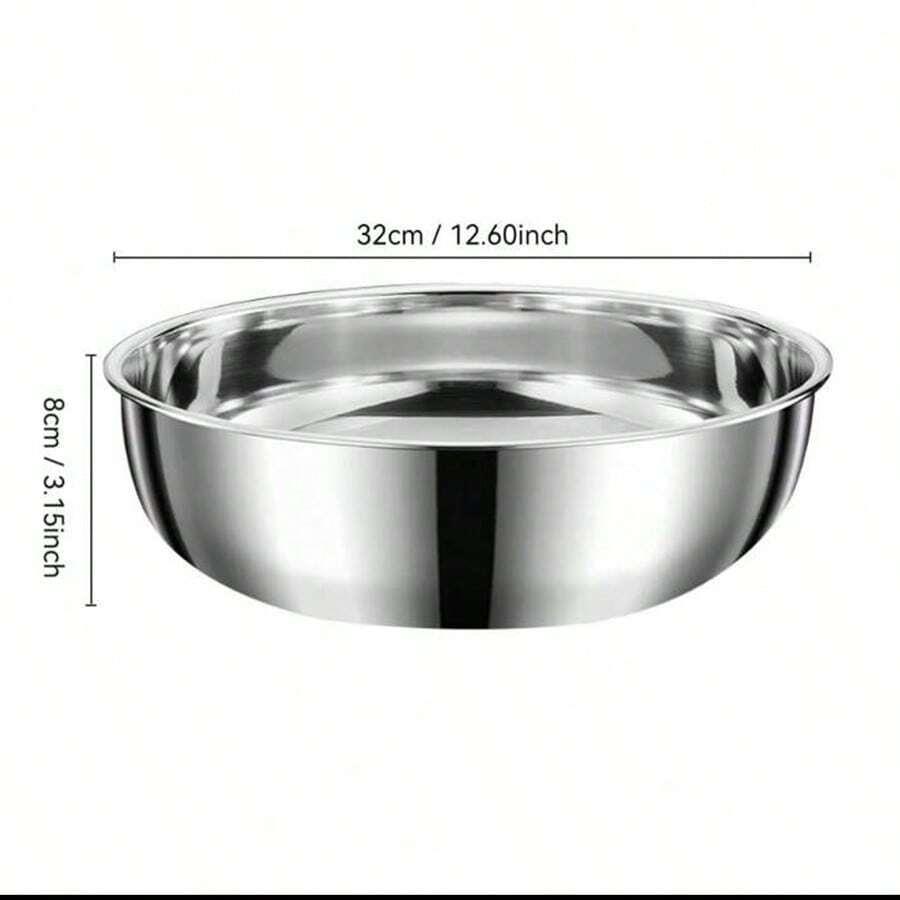 SHEIN DUŻA METALOWA MISKA S07__32X8CM