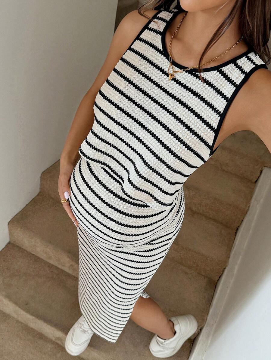 SHEIN SUKIENKA CIĄZOWA PASKI S06__46