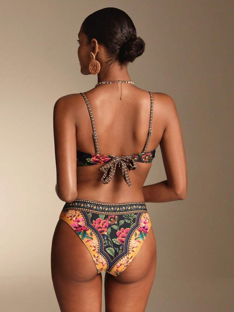 SHEIN DWUCZĘŚCIOWY STRÓJ KĄPIELOWY S09__M