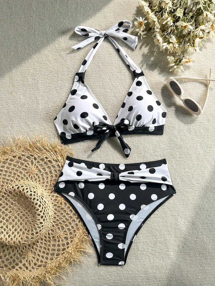 SHEIN DWUCZĘŚCIOWY STRÓJ KĄPIELOWY S09__M