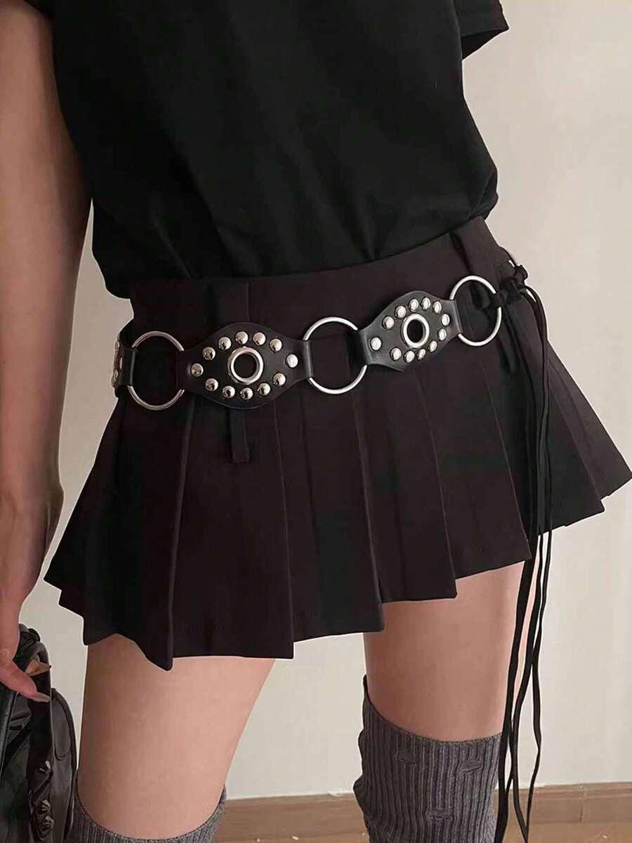 SHEIN CZARNY PASEK WIĄZANIE S07__OS