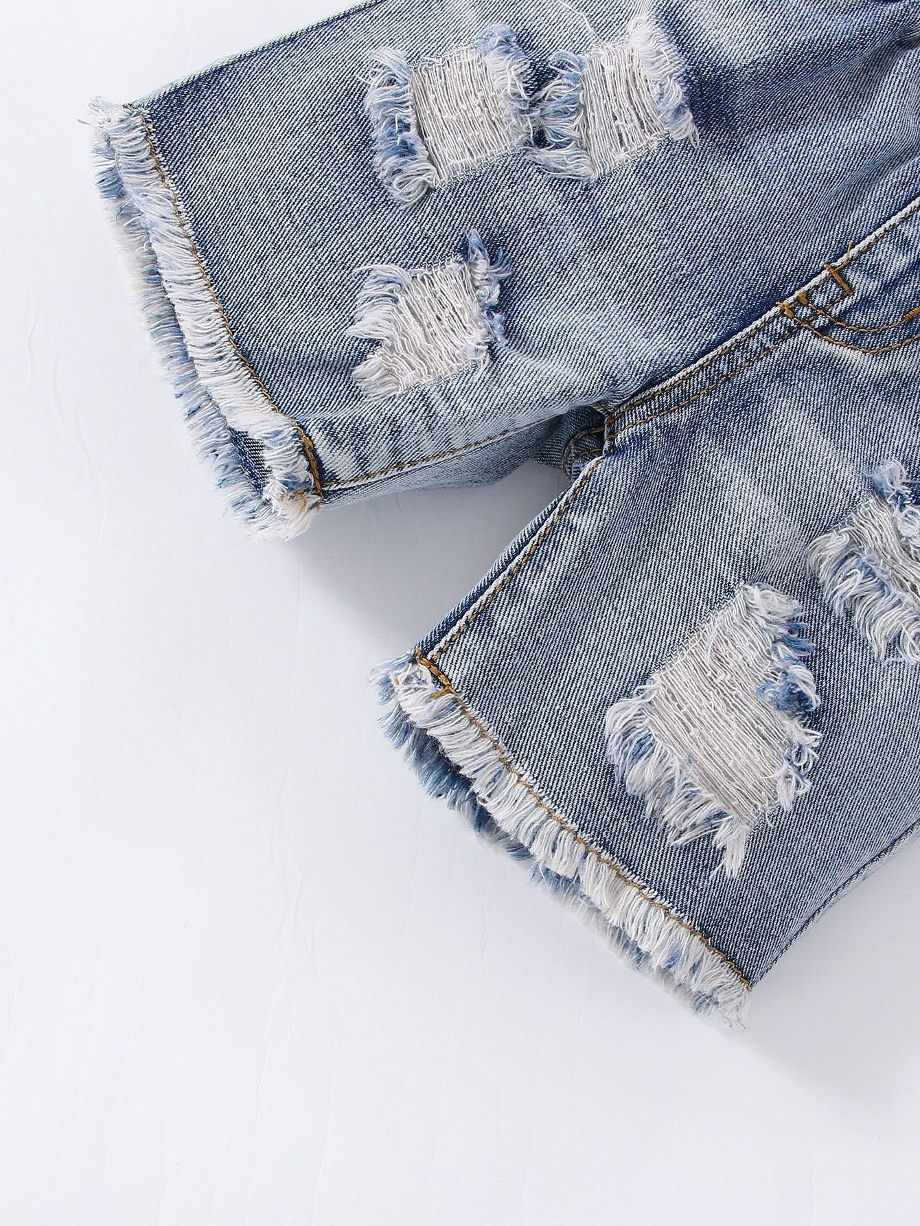 SHEIN KRÓTKIE SPODENKI JEANS S09__86-92