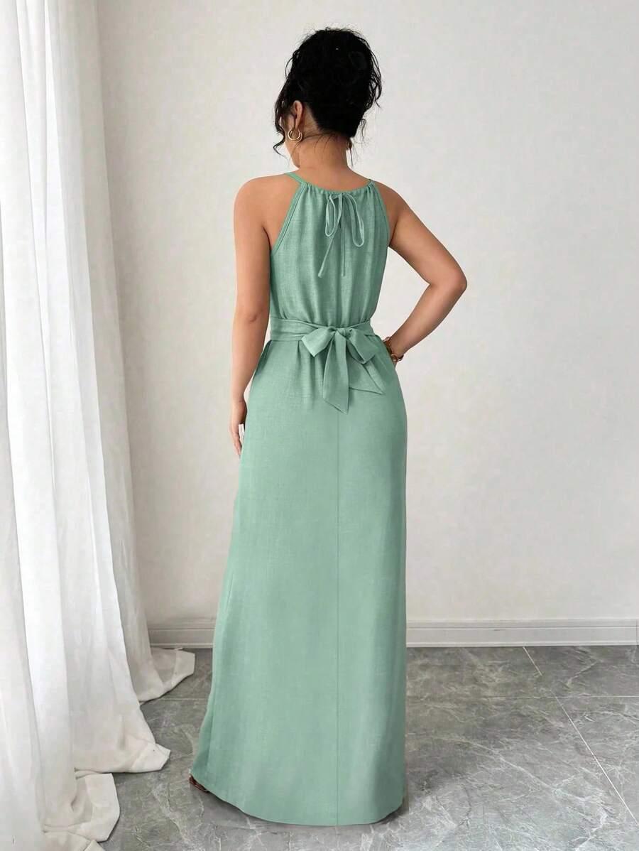 ELENZGA ZIELONA MAXI SUKIENKA S06__M