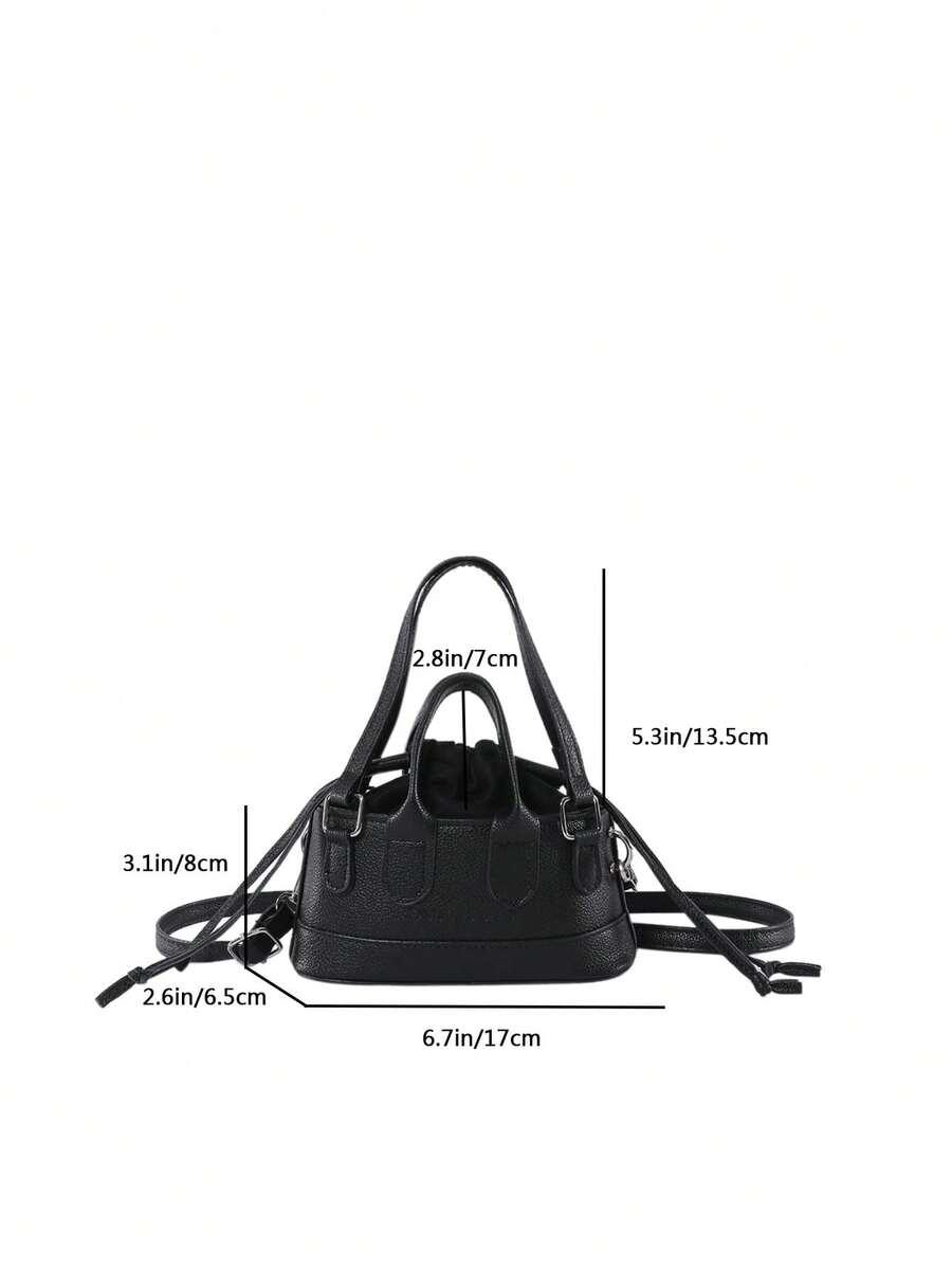 SHEIN CZARNA MINI TOREBKA S07__8X17CM