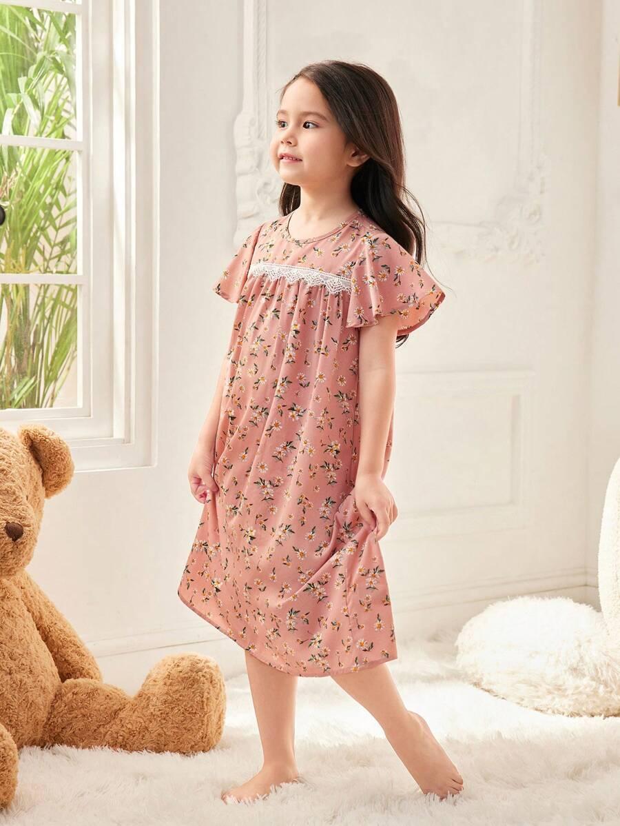 SHEIN RÓŻOWA SUKIENKA W KWIATKI S06__104