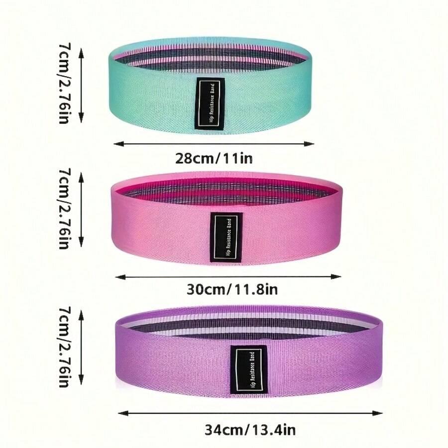 SHEIN TAŚMA OPOROWA DO ĆWICZEŃ 3-PACK S07__