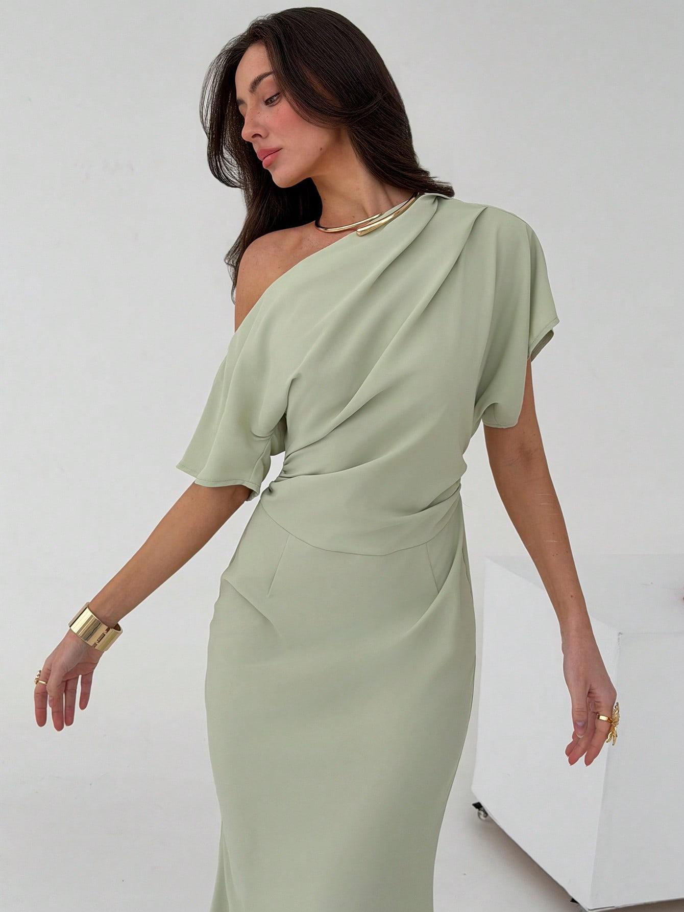 SHEIN ZIELONA MAXI SUKIENKA S06__XL