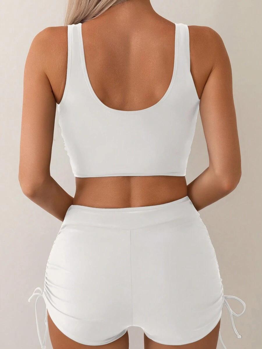 SHEIN DWUCZĘŚCIOWY STRÓJ KĄPIELOWY S06__S