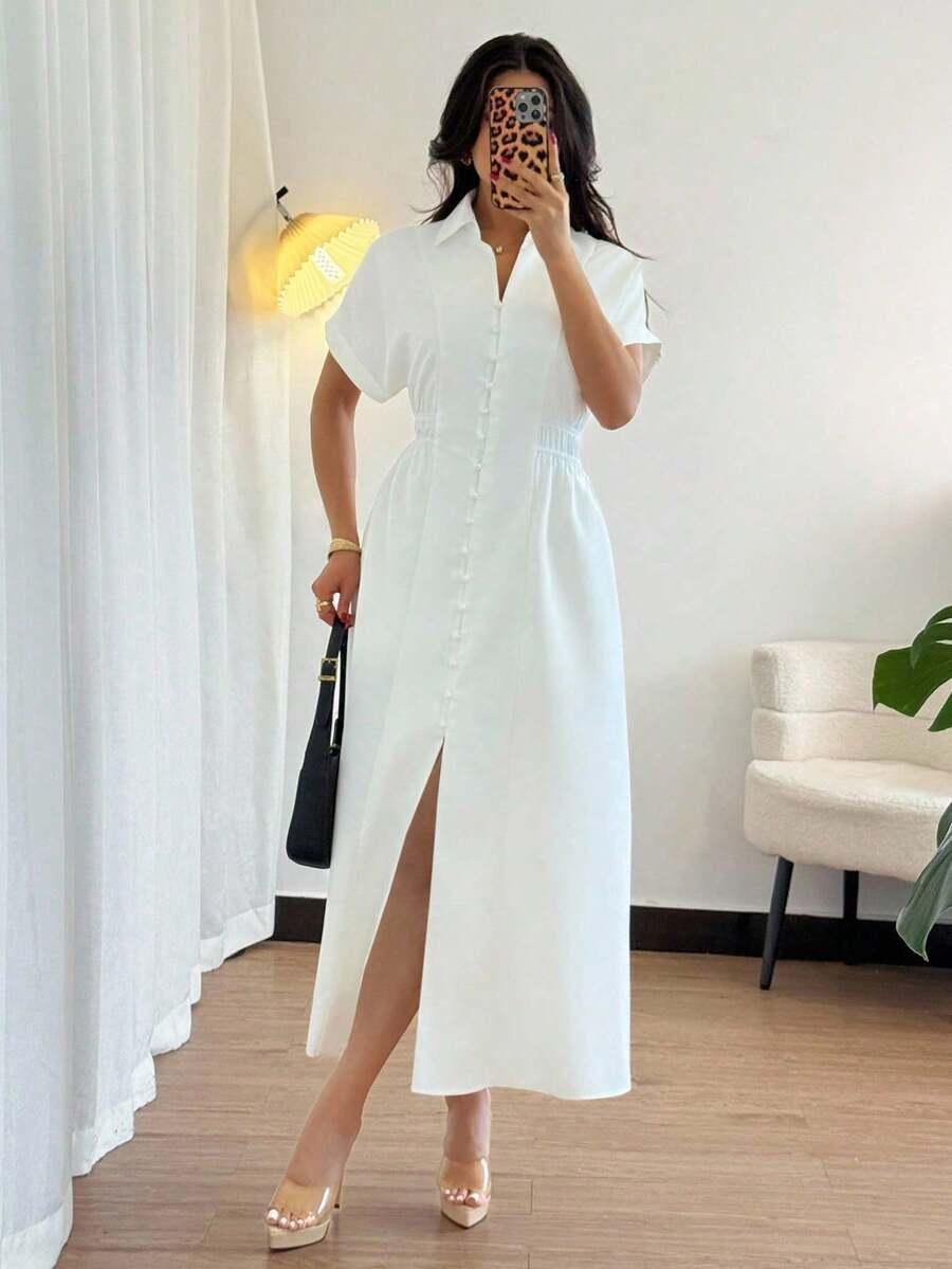 SHEIN BIAŁA MAXI SUKIENKA S06__M
