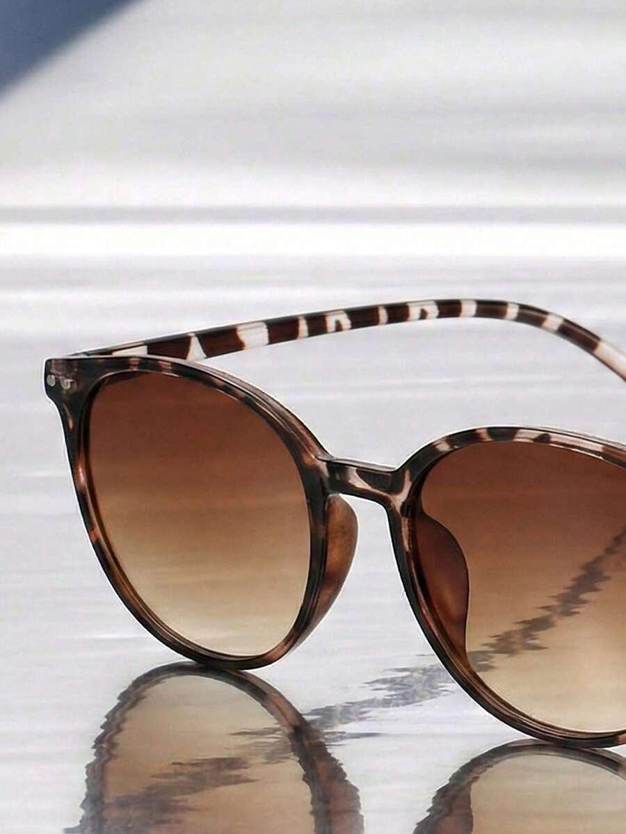 SHEIN OKULARY PRZECIWSŁONECZNE ANIMAL PRINT S07