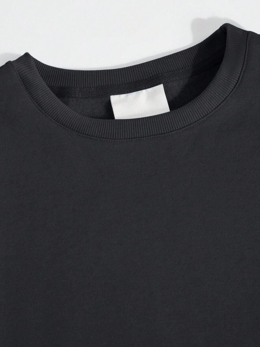 SHEIN CZARNA BLUZA ŚWIĄTECZNY NADRUK BDD__XL