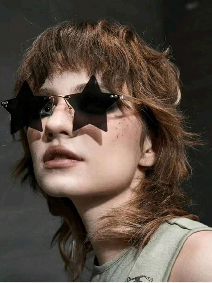 SHEIN CZARNE OKULARY PRZECIWSŁONECZNE S07