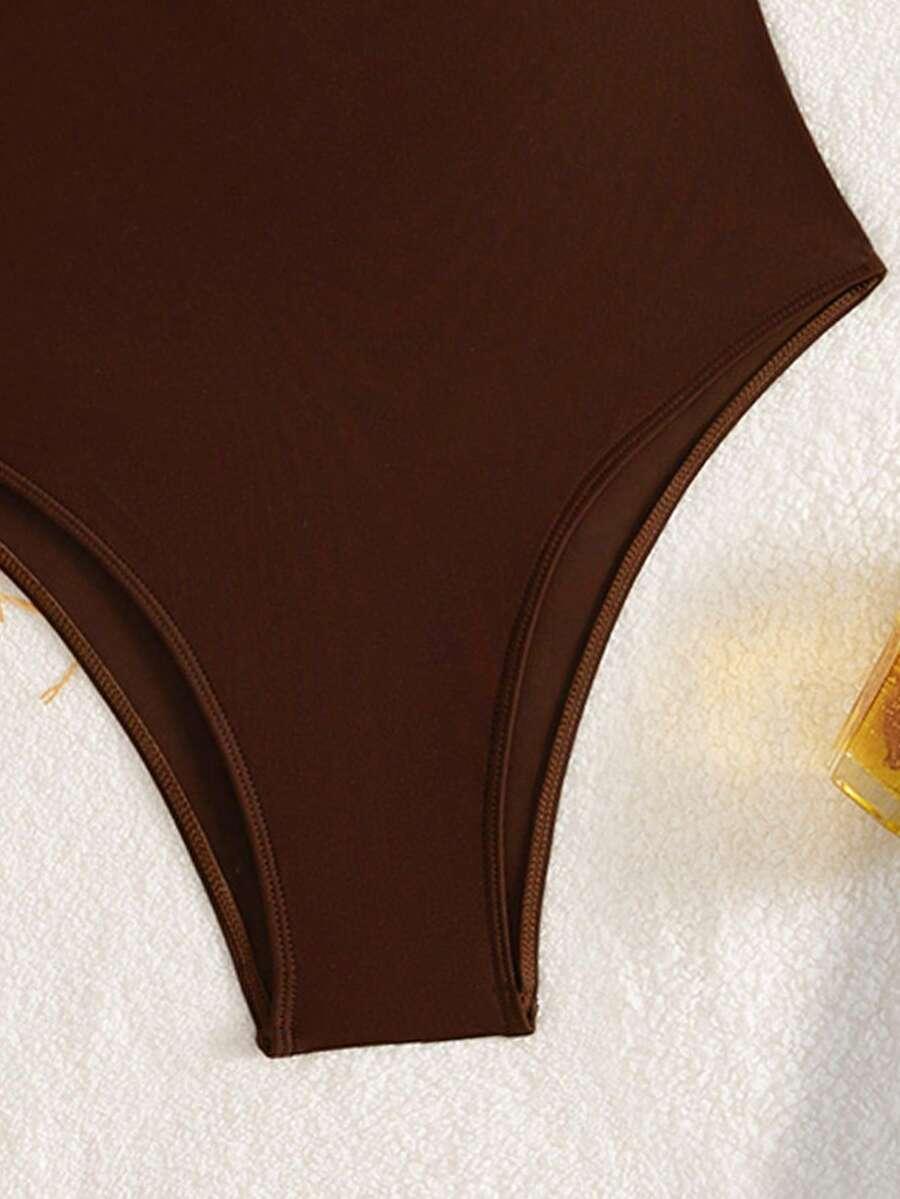 SWIM CHICCIA BRĄZOWY STRÓJ KĄPIELOWY S09__S