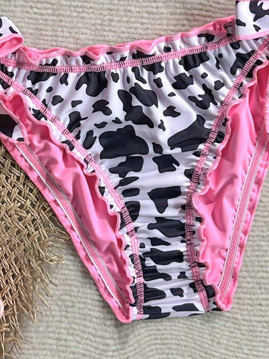 SOLEIA DWUCZĘŚCIOWY STRÓJ KĄPIELOWY ANIMAL PRINT S09__S